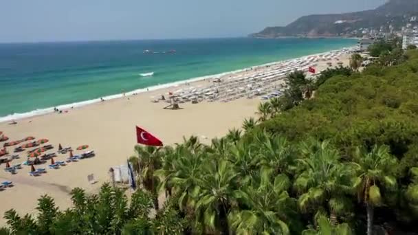 Beautiful Beach Turkey Alanya — 비디오