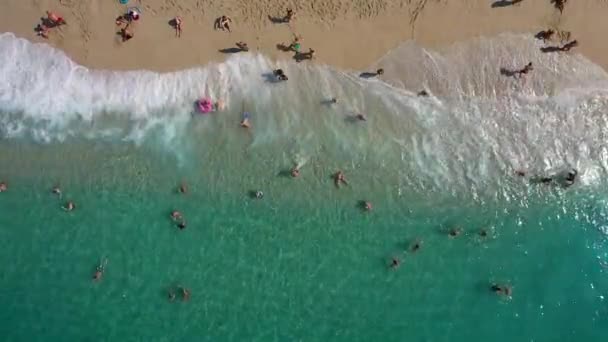 Beautiful Beach Turkey Alanya — Video Stock