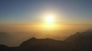 Mountain Lake High in the Mountains Epic Footage Shot on a Drone