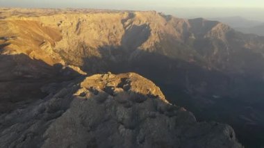 Mountain Lake High in the Mountains Epic Footage Shot on a Drone