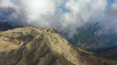 Mountain Lake High in the Mountains Epic Footage Shot on a Drone