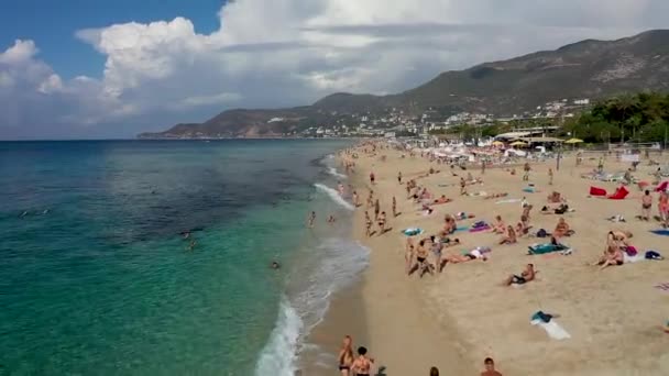 Beautiful Beach Turkey Alanya — Vídeo de Stock