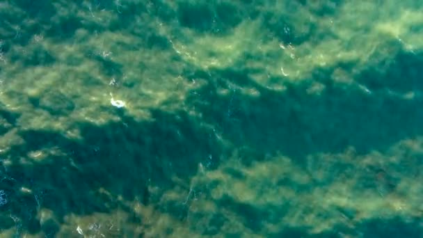 Storm Sea Filmed Drone Sunset – Stock-video