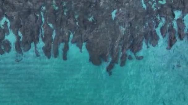 Sea Filmed Drone Sunset — 图库视频影像