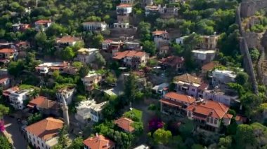Alanya Castle Alanya Kalesi Aerial View of Mountain and City Turkey