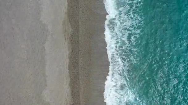 Καλοκαιρινή Παραλία Στην Αλάνια Τουρκίας — Αρχείο Βίντεο