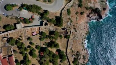 Alanya Castle Alanya Kalesi Aerial View of Mountain and City Turkey