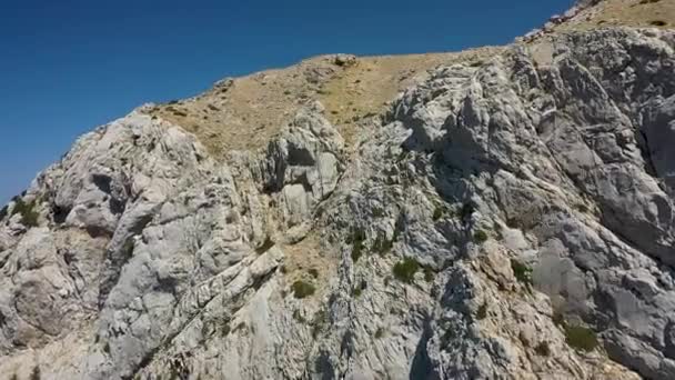 Harte Berge Gefilmt Mit Einer Drohne — Stockvideo