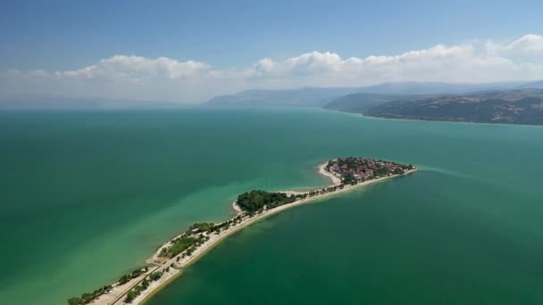 Półwysep Duże Jezioro Alanya Turcja — Wideo stockowe