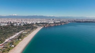 Central Beach Havacılık Manzarası 4 K