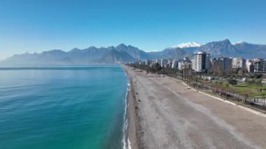 Central Beach Havacılık Manzarası 4 K