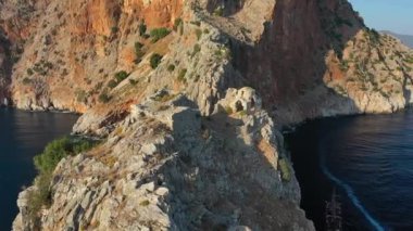 Alanya Castle Alanya Kalesi Aerial View of Mountain and City Turkey