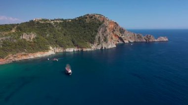 Alanya Türkiye 'de yaz plajı