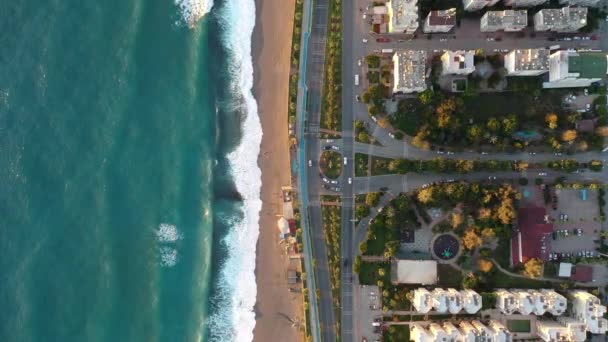 Vista Das Fotos Cidade Drone — Vídeo de Stock
