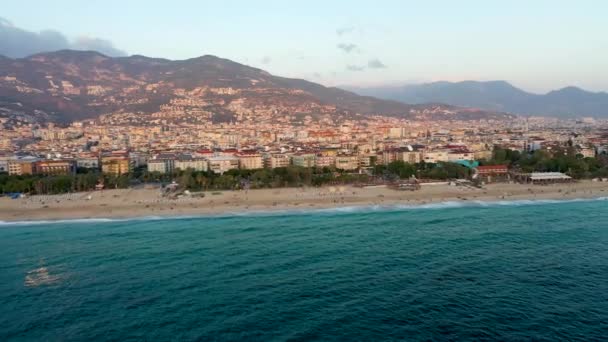 Beautiful Beach Turkey Alanya — Vídeo de Stock