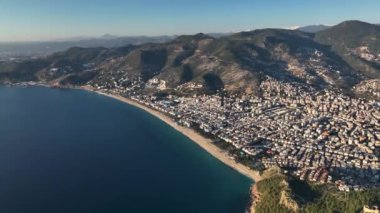 Alanya Castle Alanya Kalesi Aerial View of Mountain and City Turkey