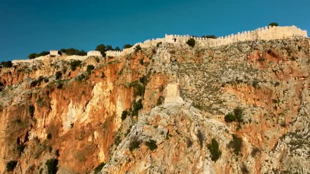 Antigua Fortaleza Montaña — Vídeos de Stock