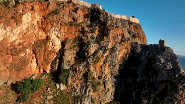 Vieille Forteresse Sur Montagne — Video