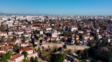 Eski Şehir Hava Görüntüsü Türkiye Antalya 4 bin