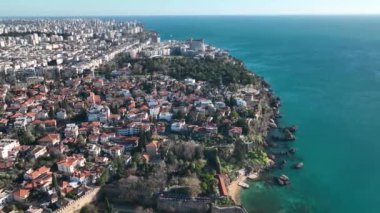 Eski Şehir Hava Görüntüsü Türkiye Antalya 4 bin