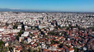 Eski Şehir Hava Görüntüsü Türkiye Antalya 4 bin