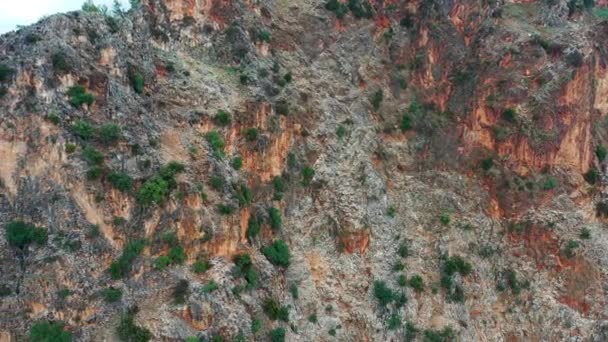 Textured Mountain Aerial View — Stock Video