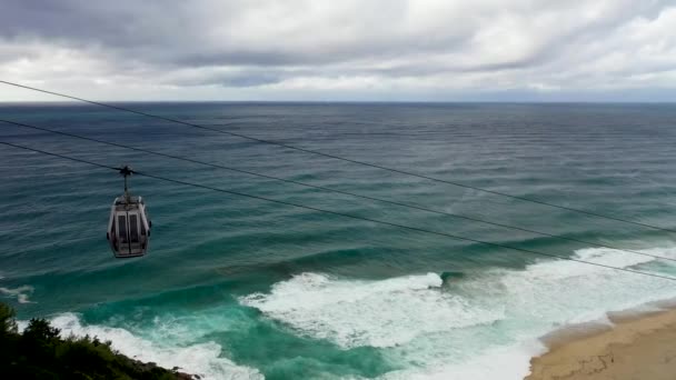 Montaña Escalada Vista Aérea — Vídeos de Stock