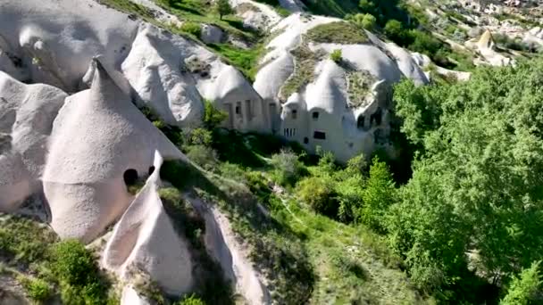 Τουρκία Υπέροχο Τοπίο Του Ιστορικού Εθνικού Πάρκου Του Goreme Καππαδοκία — Αρχείο Βίντεο