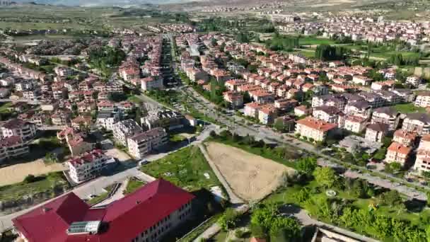 Muhteşem Bir Manzara Kapadokya Türkiye Nin Popüler Bir Turizm Beldesi — Stok video