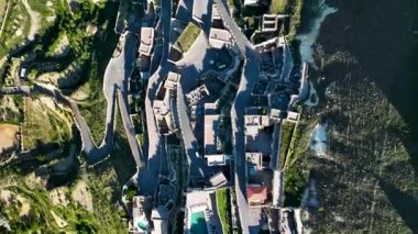 Muhteşem bir manzara. Kapadokya Türkiye 'nin popüler bir turizm beldesi