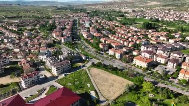 Fabelhafte Landschaft Kappadokien Ist Ein Beliebtes Touristenziel Der Türkei — Stockvideo