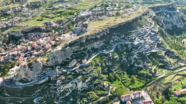 Prachtig Landschap Cappadocië Een Populaire Toeristische Bestemming Van Turkije — Stockvideo