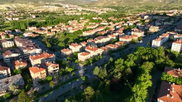 素晴らしい風景です カッパドキアはトルコの人気のある観光地です — ストック動画