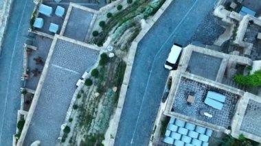 Muhteşem bir manzara. Kapadokya Türkiye 'nin popüler bir turizm beldesi