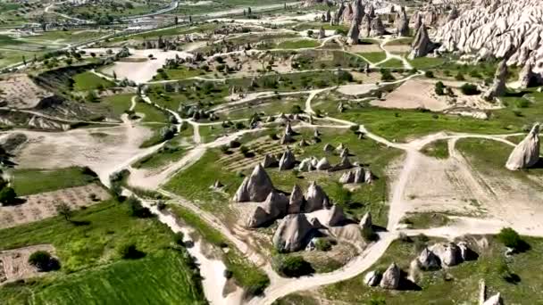 Letecký Pohled Cappadocia — Stock video