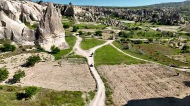 Kapadokya 'da dört tekerlekli bisiklet safarisi