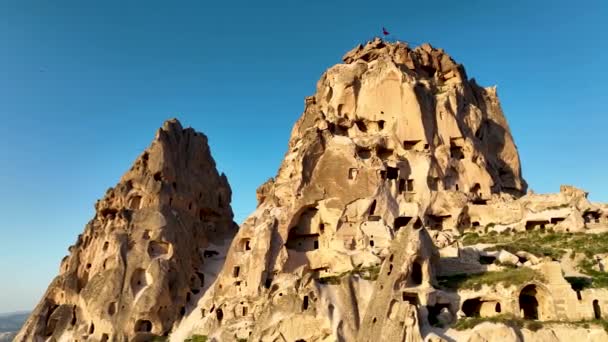 Increíble Paisaje Capadocia Popular Destino Turístico Turquía — Vídeos de Stock