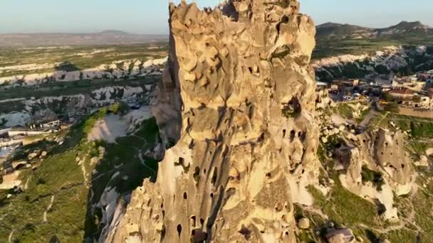 Turkiet Drönaren Flyger Över Otroliga Klippformationer Fantastiskt Landskap — Stockvideo
