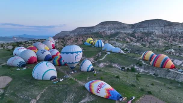 Türkiye Nin Ünlü Kapadokya Kenti — Stok video