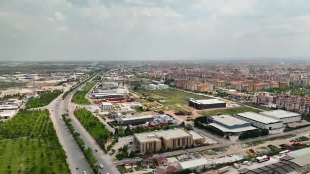 มมองทางอากาศของเม Konya บโดรน — วีดีโอสต็อก