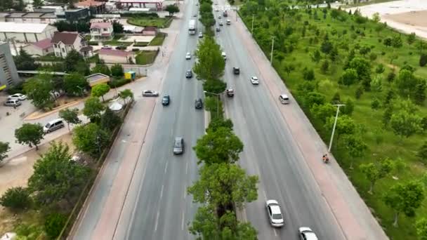 Konya City Aerial View Drone Turkey — 图库视频影像