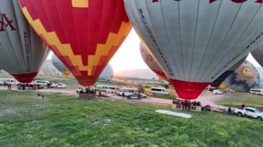 Türkiye 'nin ünlü Kapadokya kenti.