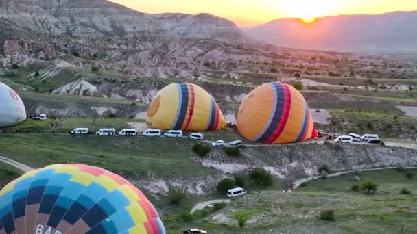 Famous City Cappadocia Turkey — Stock Video