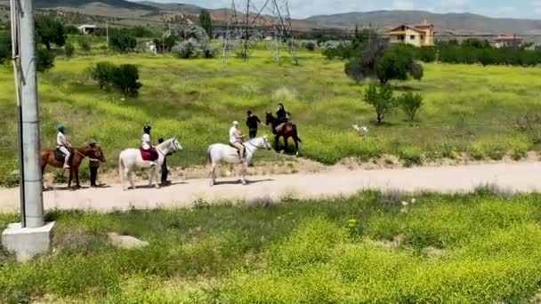 Equitazione Cappadocia — Video Stock