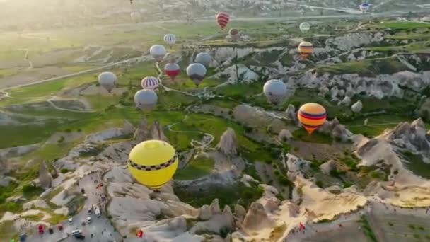 土耳其著名的城市卡帕多西亚 — 图库视频影像