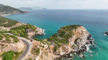 Muhteşem deniz kayası dokusu