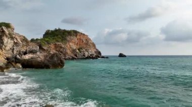 Muhteşem deniz kayası dokusu