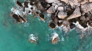 Muhteşem deniz kayası dokusu