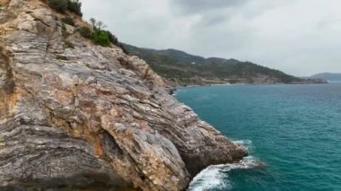 Muhteşem deniz kayası dokusu