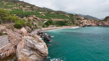 Muhteşem deniz kayası dokusu